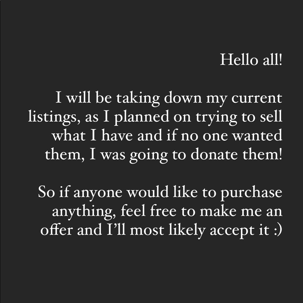 Feel free to make me an offer!